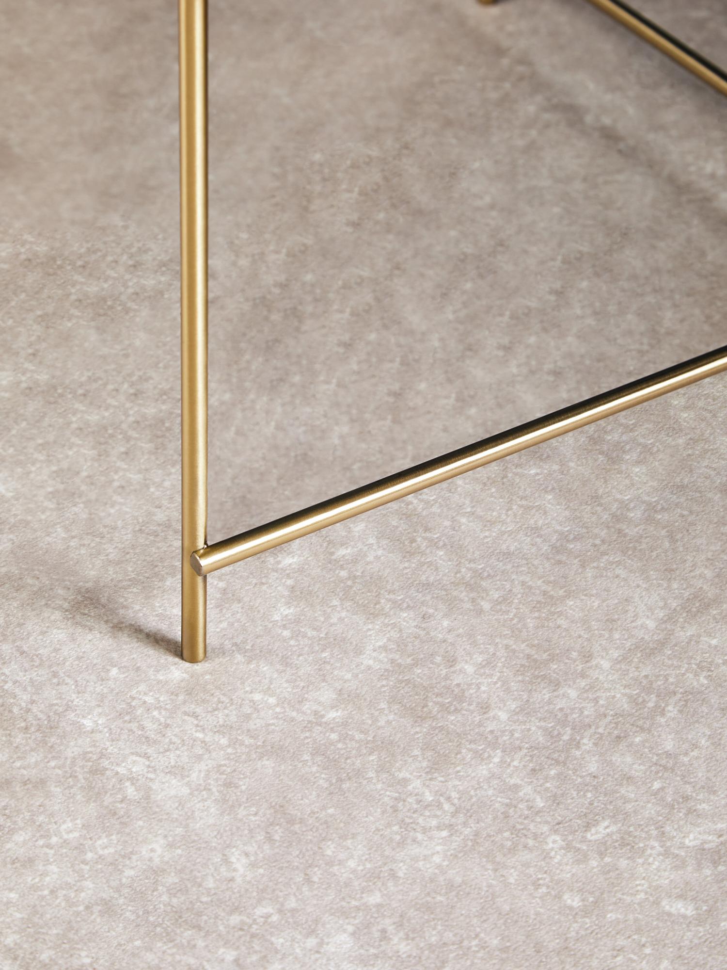 Allure Gebürstete Bronze Groß Beistelltisch 4