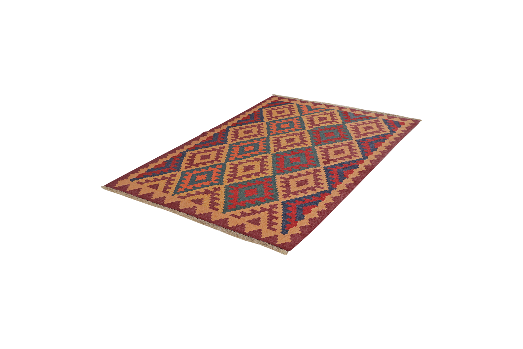 Kilim Gashgai Teppich Mehrfarbig 3