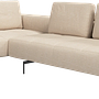 Amsterdam Ecksofa mit Loungemodul Tomelilla Stoff 3145 Beige 1