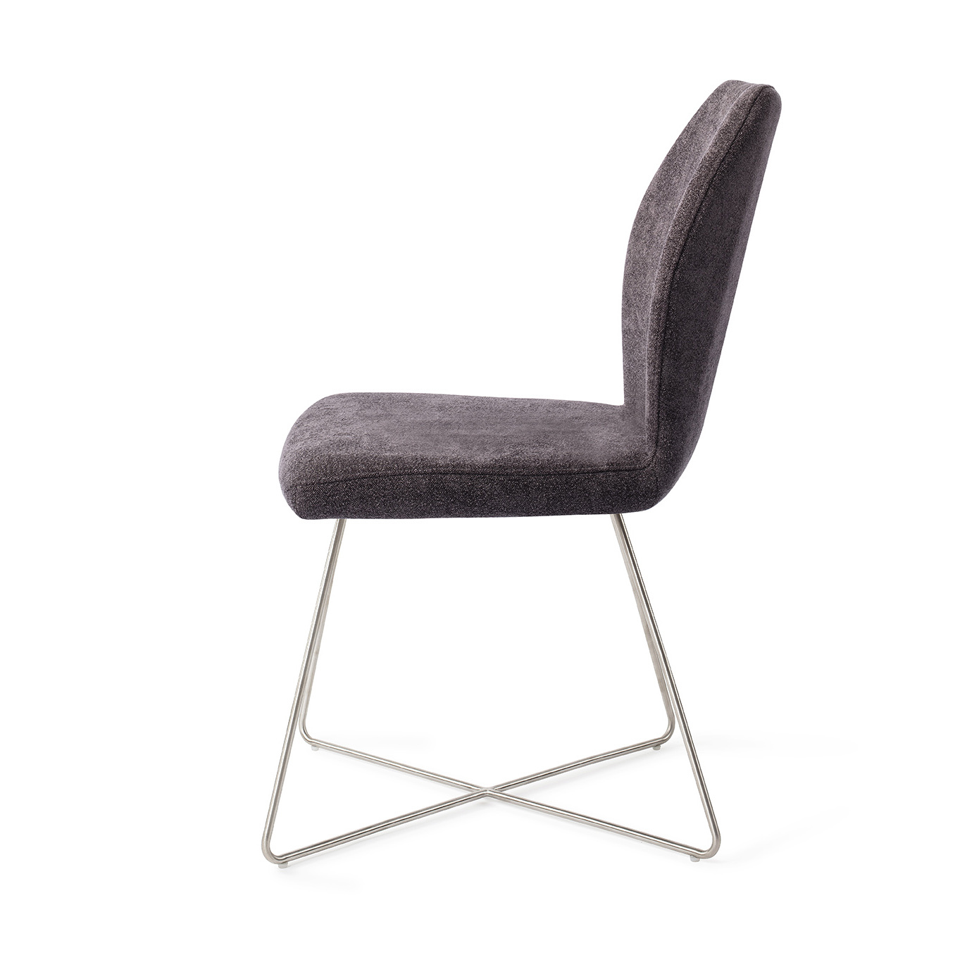 Ikata Dining chair Cross Almost Black 1