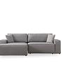 Pirlo Corner Sofa Left Light Grey 3