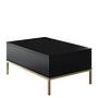 Lord Couchtisch Holz Schwarz Gold 4