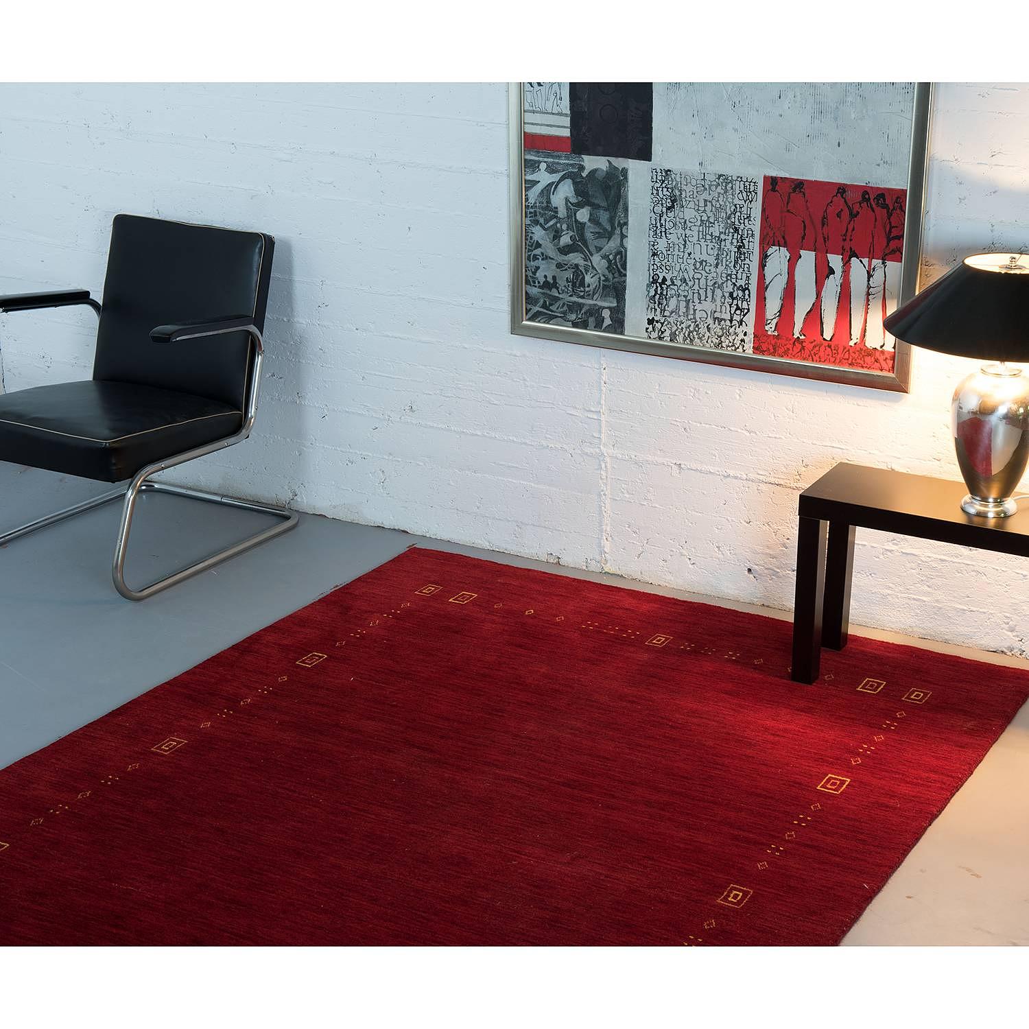 Lori Dream Teppich Schurwolle Rot 2