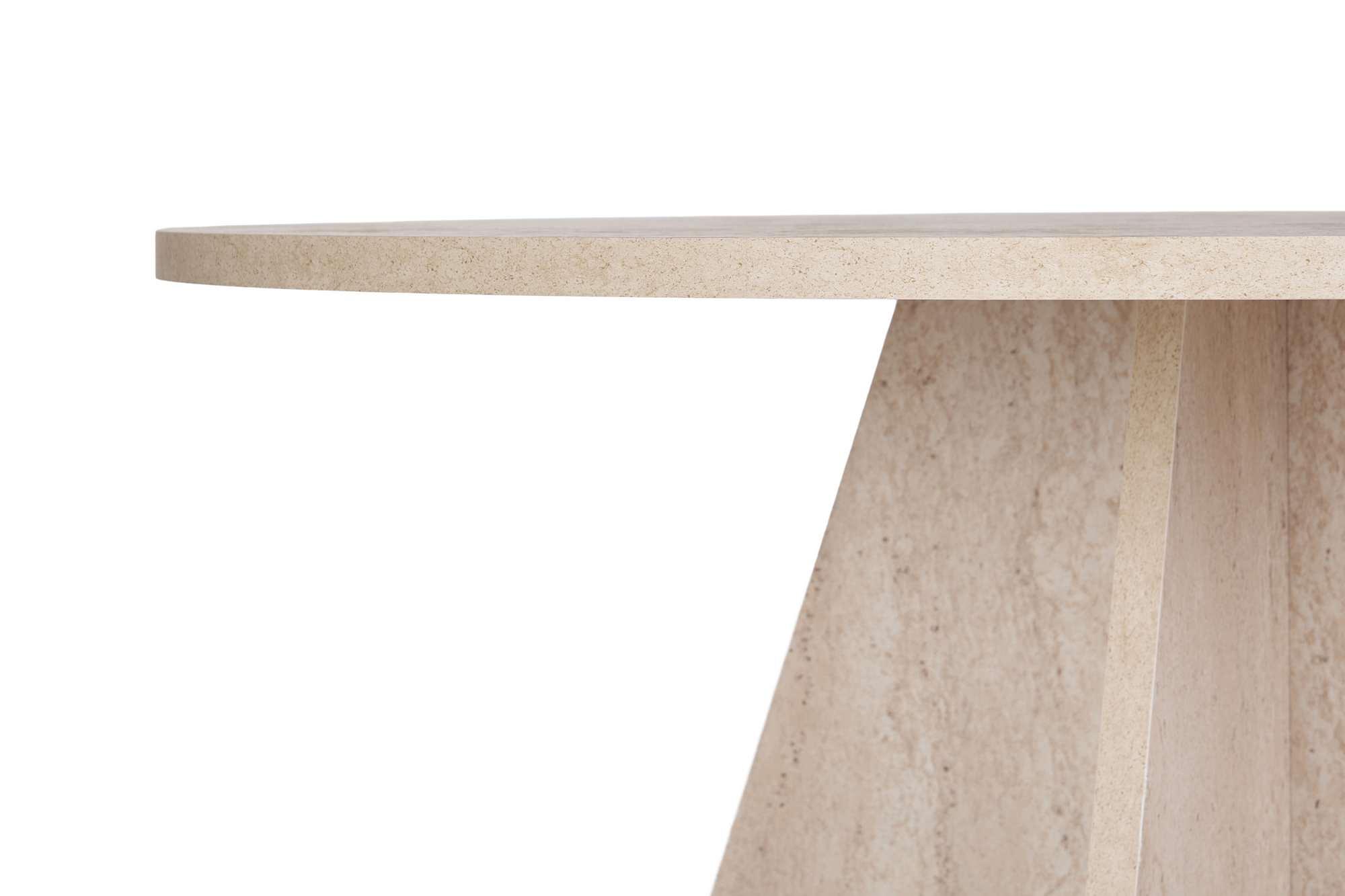 Virella Dining table Travertine Ø120 cm 6
