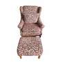 Sessel und Hocker Textil Holz Mehrfarbig 0