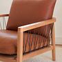 Enzo Sessel Leather Bronze 3