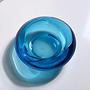 Vintage ashtray glass Azure 1960s 2