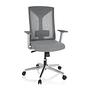 HALIFAX Bürostuhl Netzstoff Grau 0
