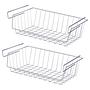 Allen Regaleinhängekorb 2er-Set Stahl Silber 0