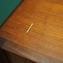 Vintage Highboard Teakholz Braun 1960er Jahre 11