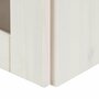 Hängeschrank Holz Weiß 7