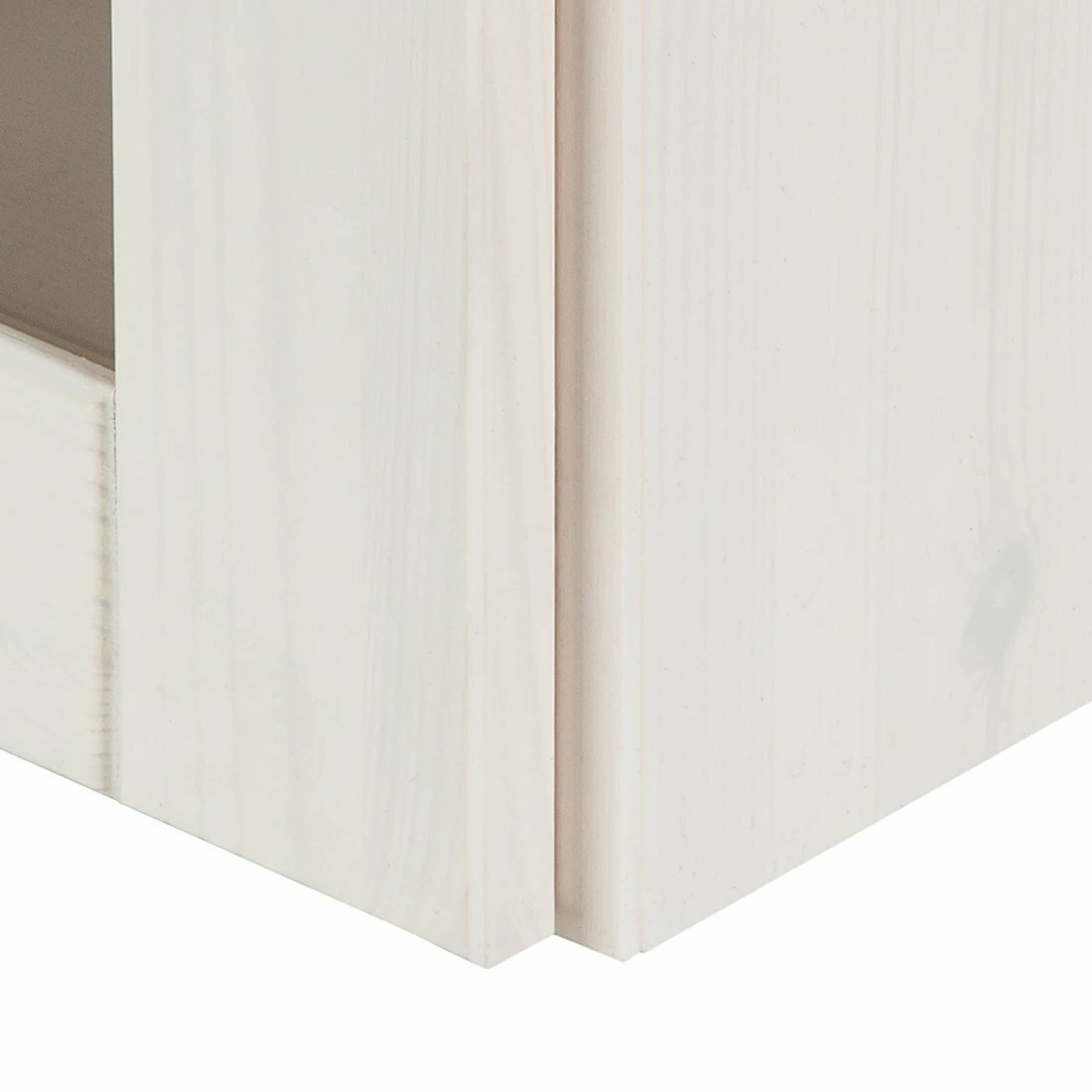 Hängeschrank Holz Weiß 7