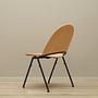 6x Vintage Chair Wood Metal Brown 1970s 13