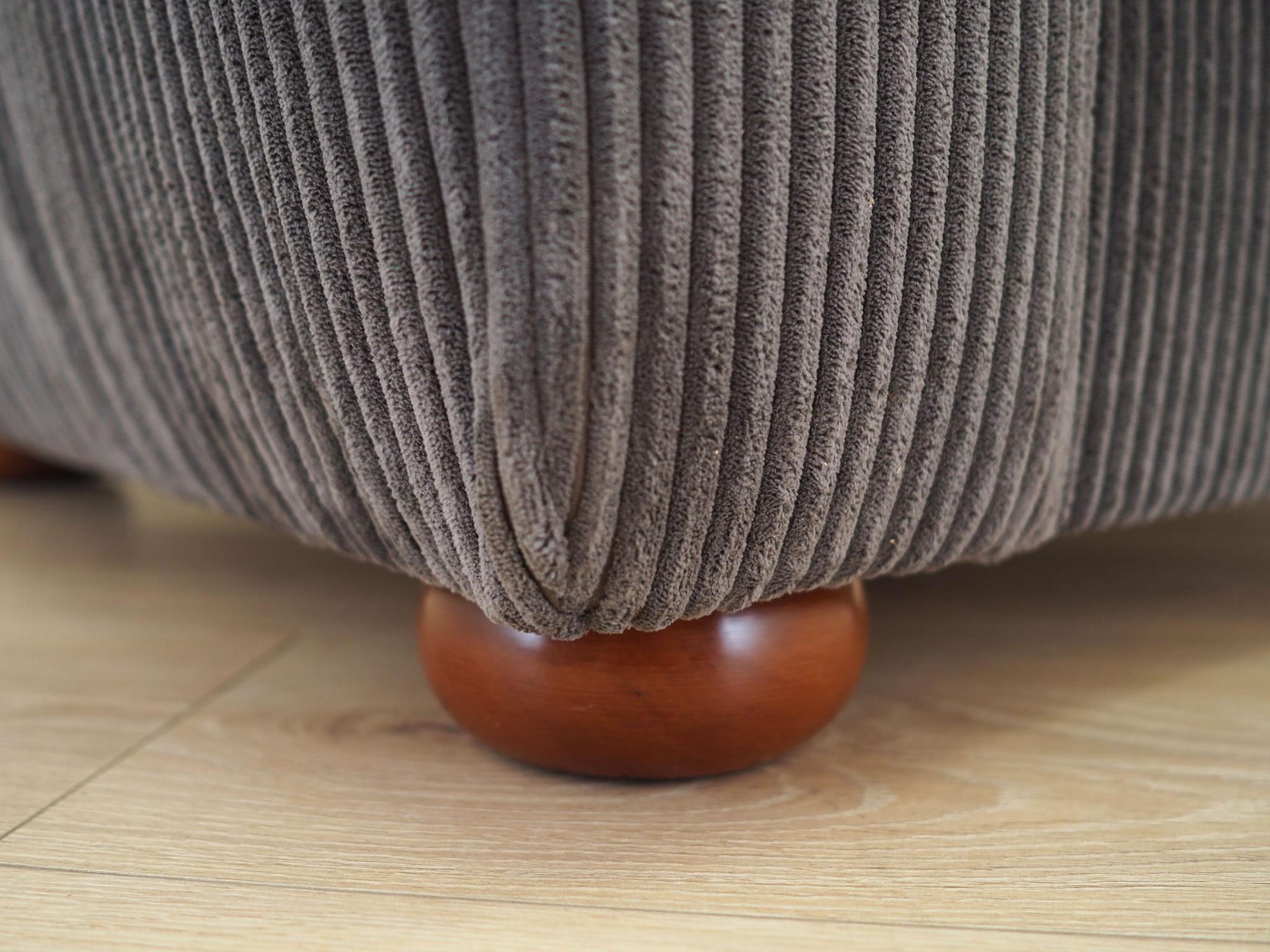 Armchair Velvet Grey 1980s 12