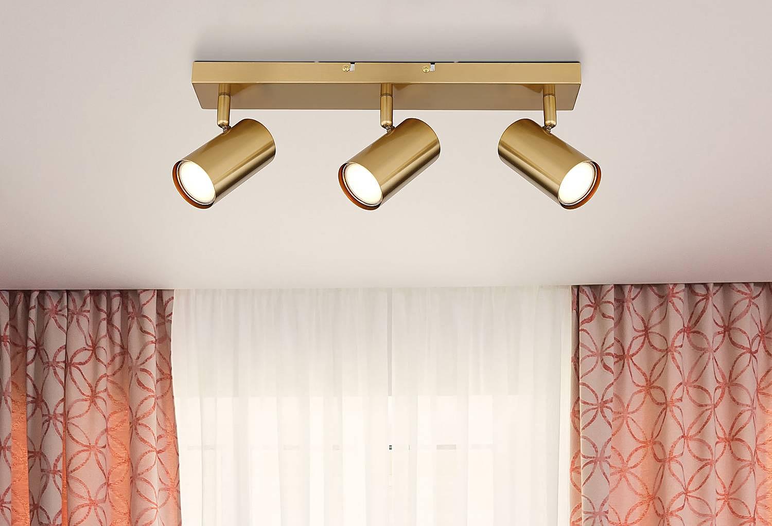 Ceiling light Robby 3-light Iron 2