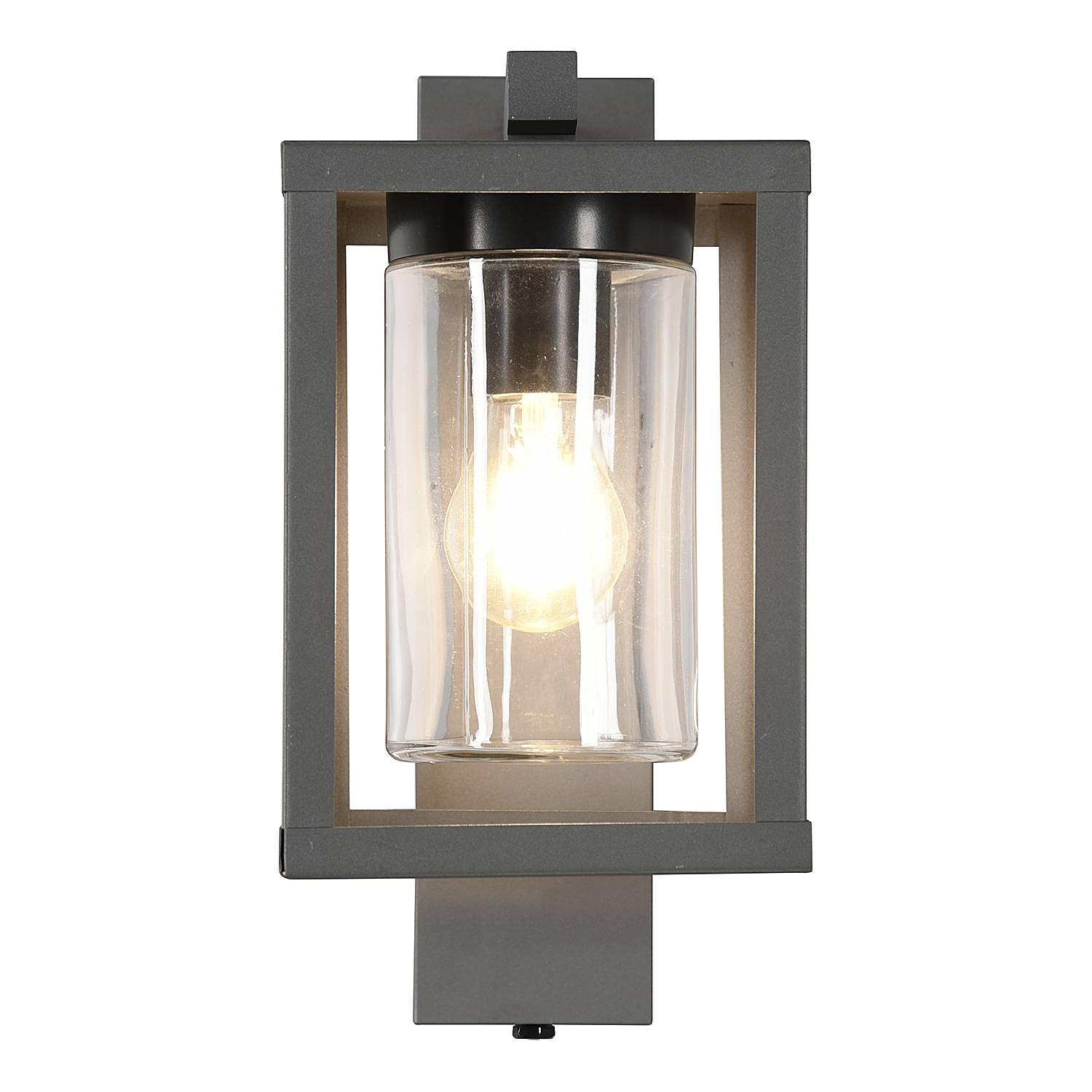 Lunga Typ A Wandleuchte Klarglas Aluminium 1-flammig 3