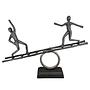 Leiter Skulptur Aluminium Schwarz 1