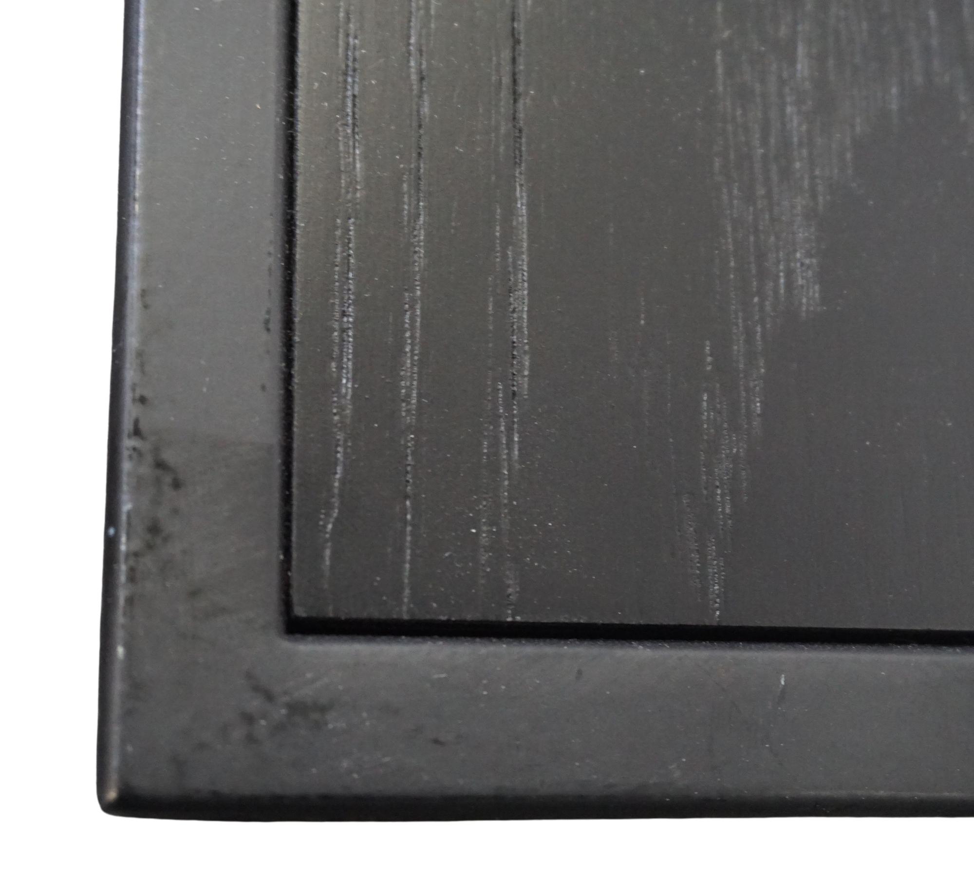 Frame Regal mit Brett Eiche Schwarz 3