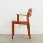 Vintage chair wood textile gray 1960s 2