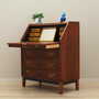 Vintage secretary desk, walnut wood, brown, 1960s 3