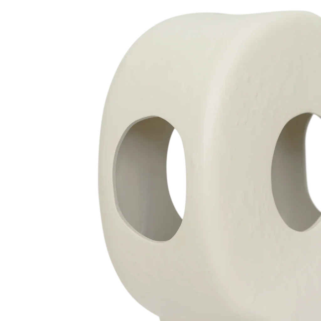 Stehlampe Baumnebel Keramik Weiß 3