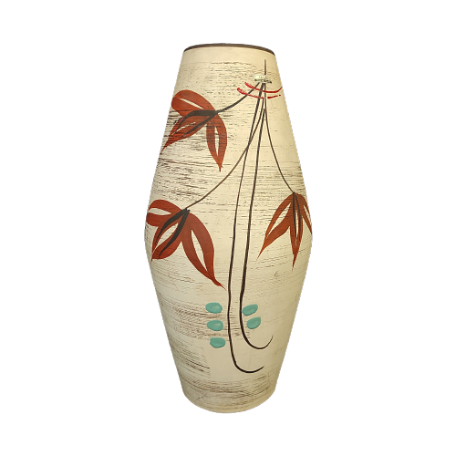 Vintage Vase Keramik Weiß 0