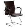 Parma V Chair Cantilever Leather Brown 1