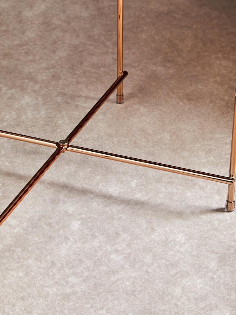Allure Beistelltisch Spiegelglas Gold 1