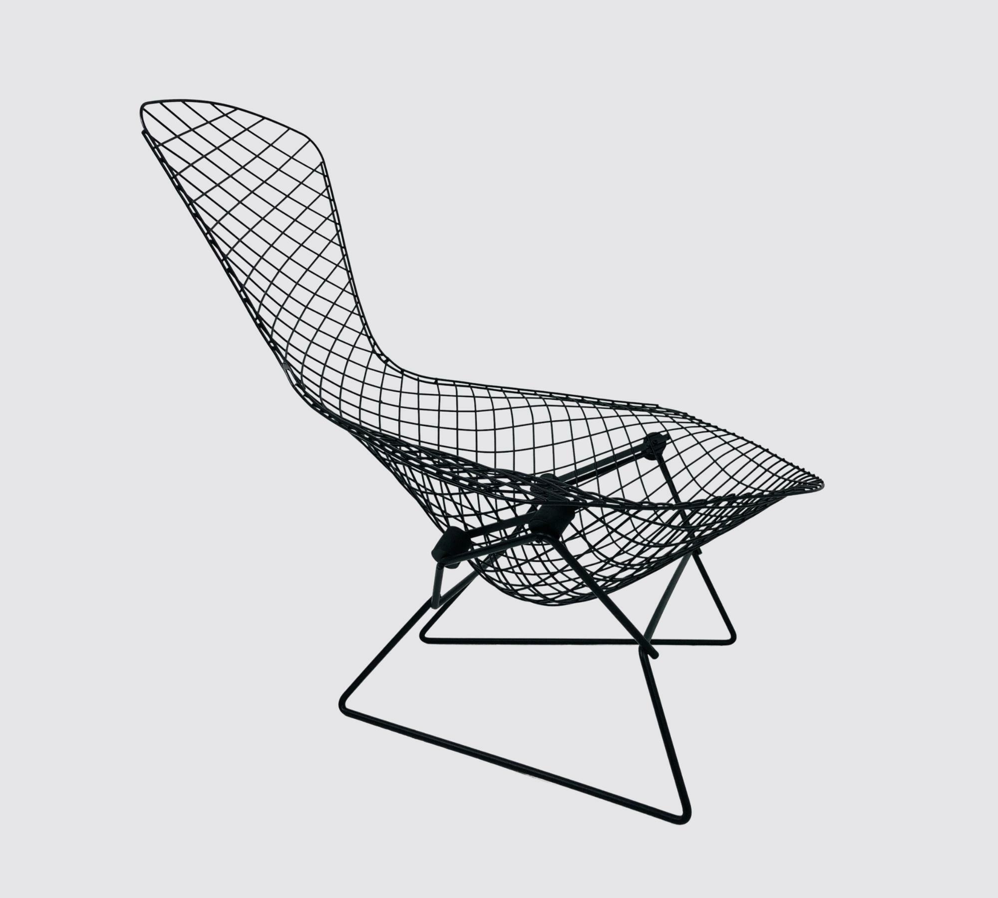 Bertoia Bird Chair Schwarzes Gestell 4