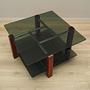 Glass table, Italian Design, 70s, Production: Italy 5