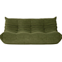 Togo Sofa 3-Sitzer Cord Lodengrün 0