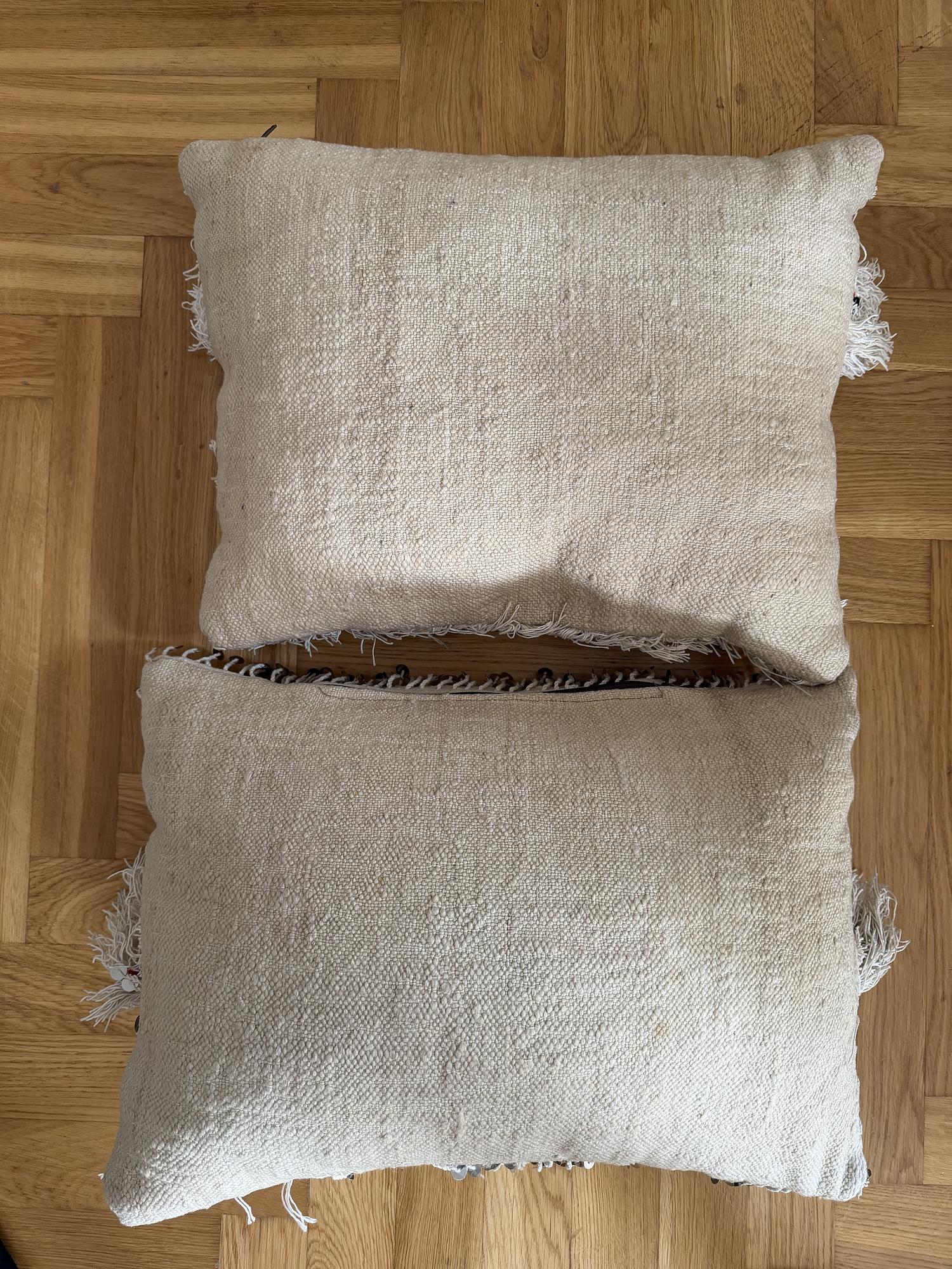 2x Pillowcase Cotton Beige 4