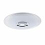 LED Deckenleuchte 1-flammig Glas Metall Weiß 0