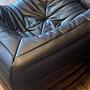 2x Togo Corner Sofa Leather Brown 2
