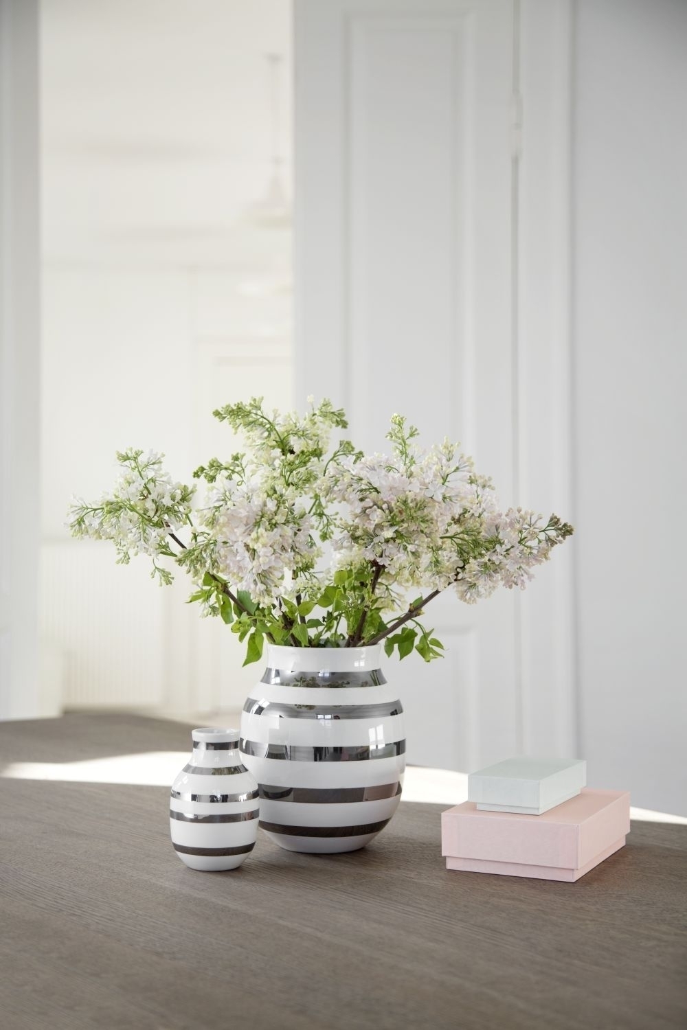 Omaggio Keramikvase Weiß 5