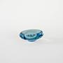 Glass bowl Blue 1960s 2