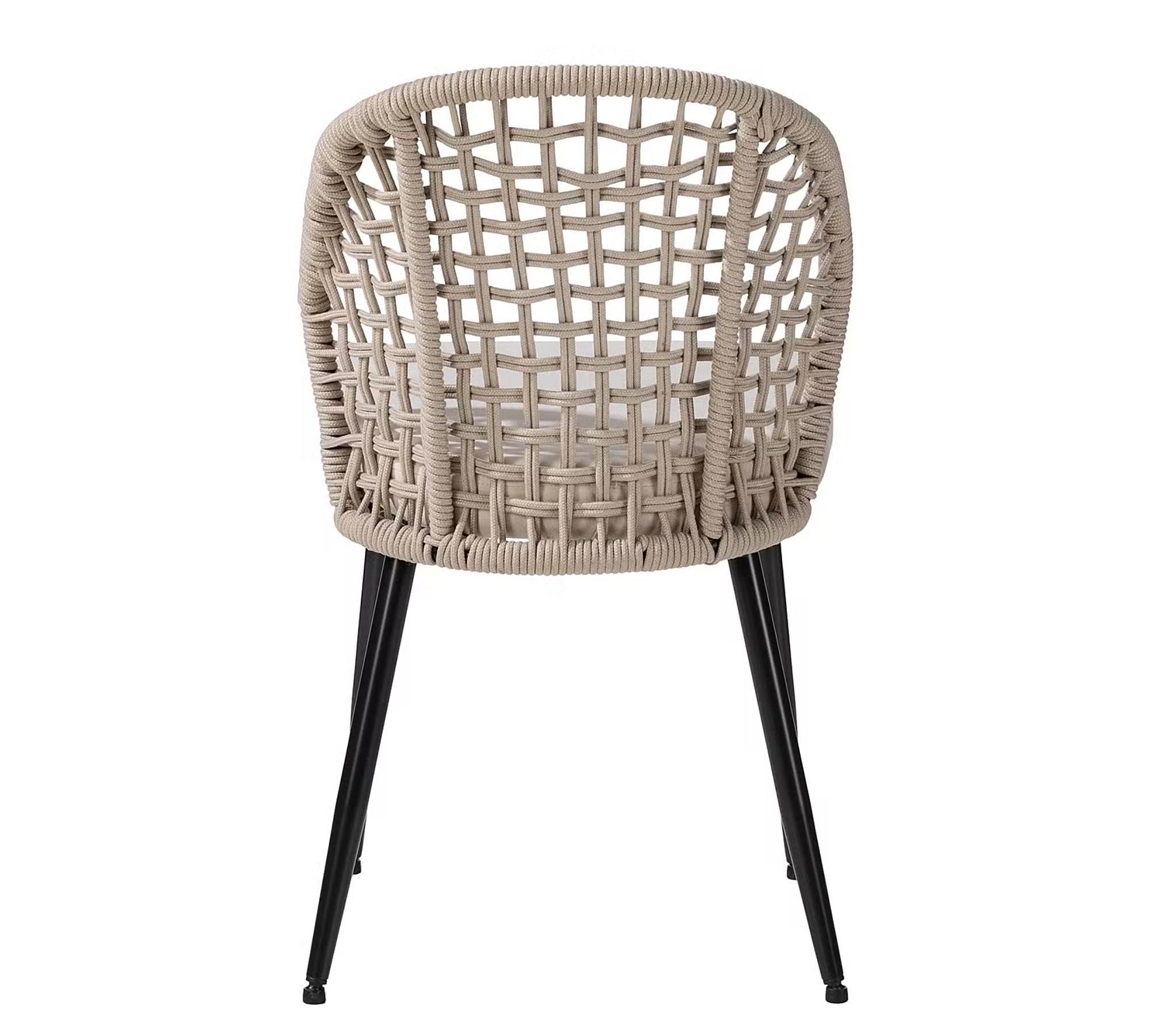 Esszimmerstuhl 2er-Set Samt Beige 4