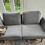 2x Sofa Wolle Grau 1