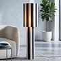 Floor lamp Nuvio 1-Light Iron Linen Black 1