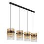 Gorley Typ C Pendelleuchte Farbglas Eisen 4-flammig 3