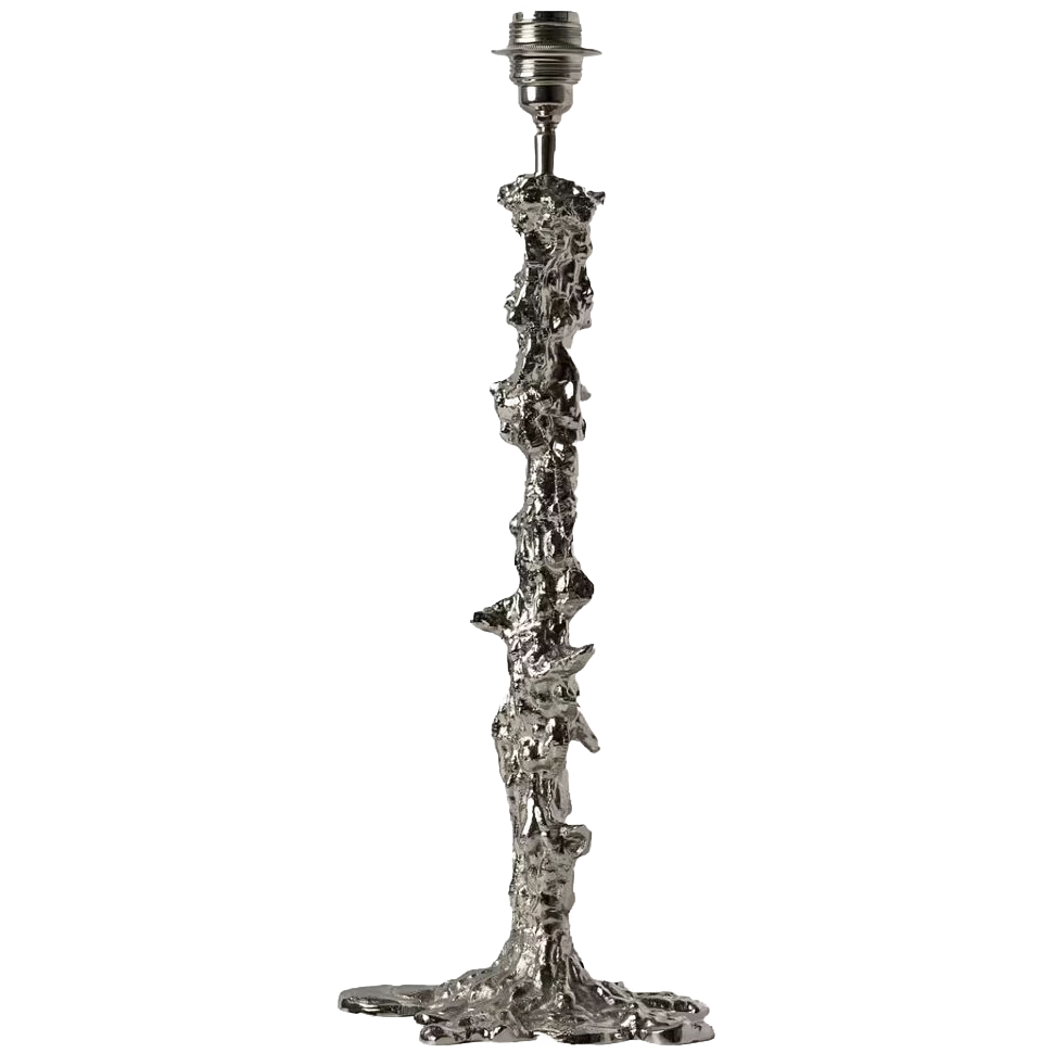 Drip Lampenfuß Metall Silber 0