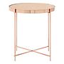 Allure Silberner Spiegelglas Runder Beistelltisch
 6