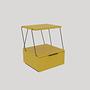 Tekoba Nightstand Wood Veneer Yellow 2
