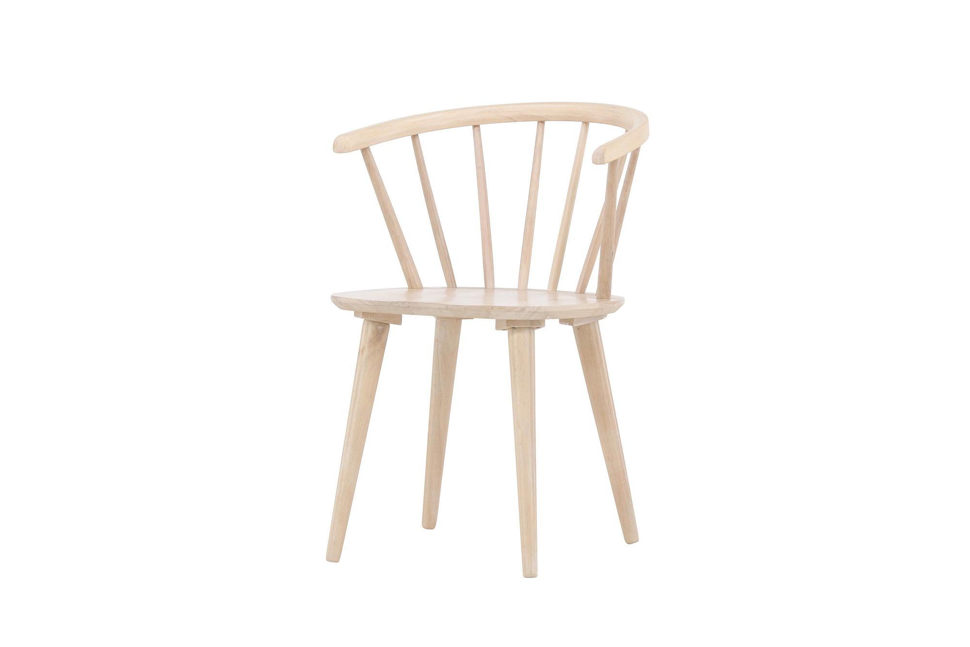 2x Bobby Esszimmerstuhl Kautschukbaum Beige 2