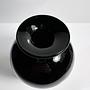 Vintage Vase Muranoglas Schwarz 1950er Jahre 9