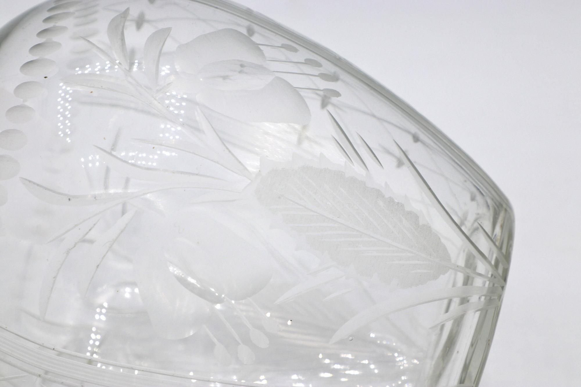 Vaso Vintage Art Deco in cristallo anni '20 4