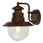 Station Wall lamp Clear glass Steel Brown 0
