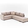 Aly  Schlafsofa Récamiere Rechts Baumwolle Beige 7