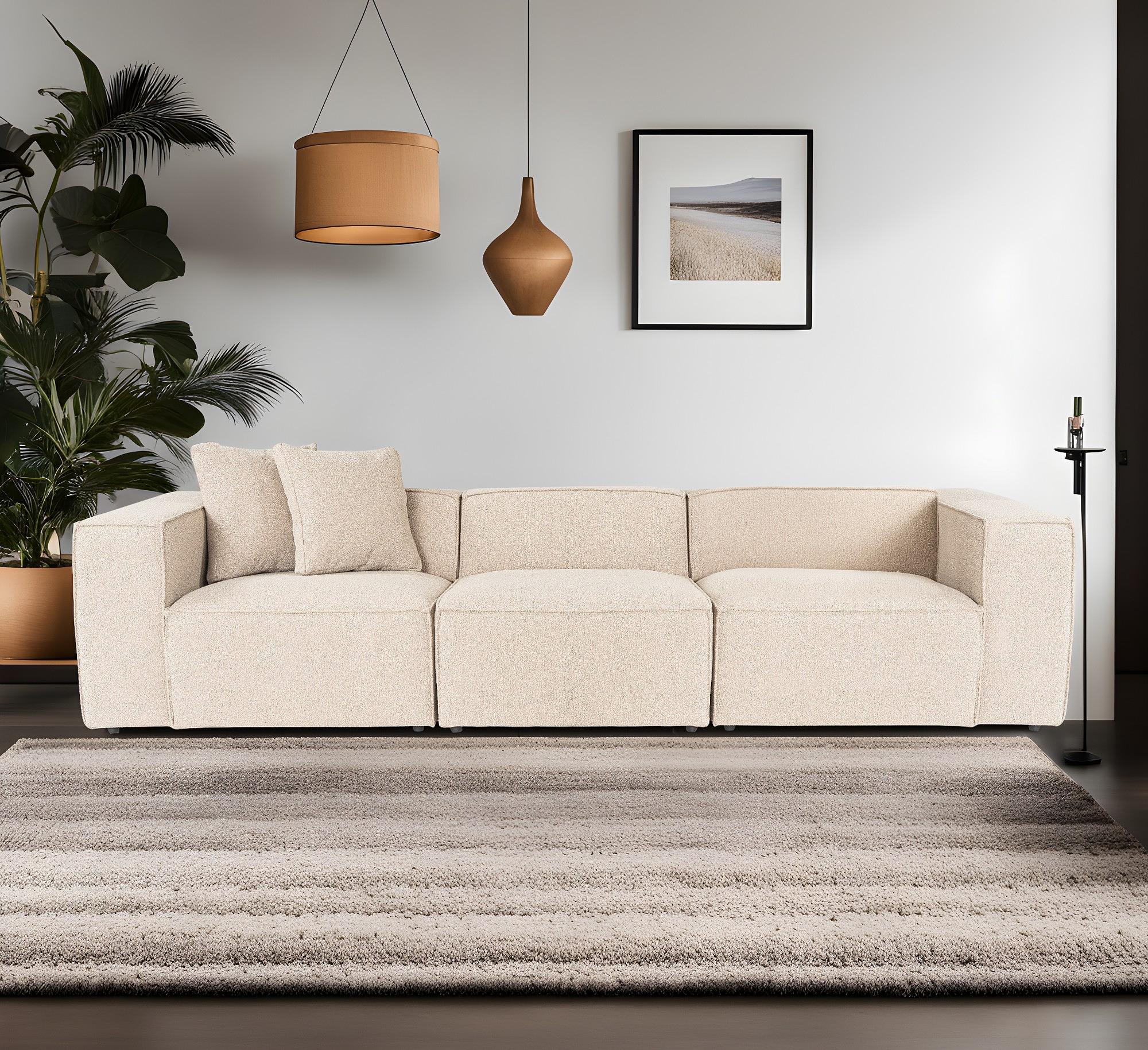 Lora 3-Sitzer Sofa Peach 2