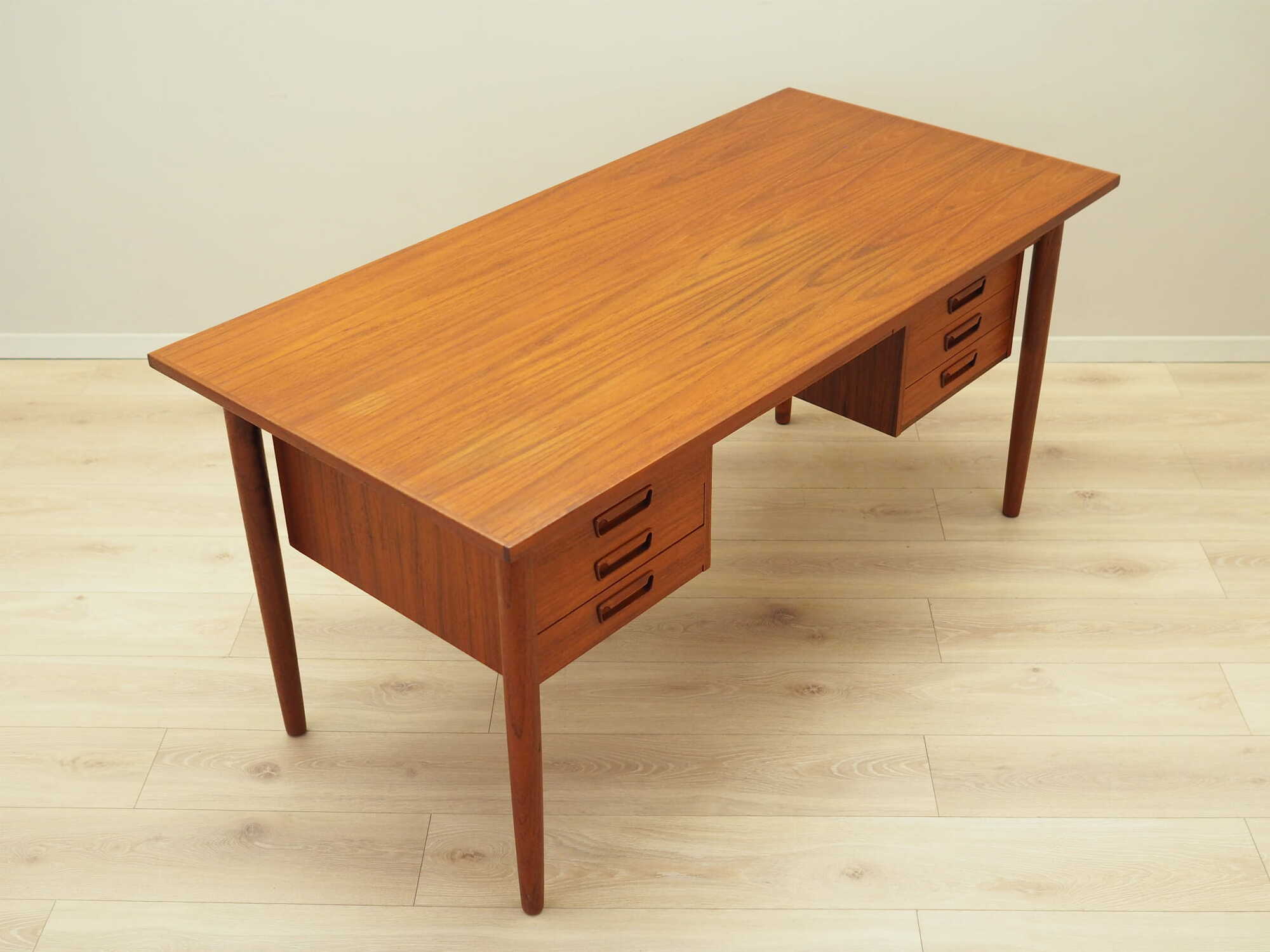 Tisch Holz Braun 1960er Jahre 6